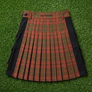 MAATTIERA SPORTS WEAR Unisex Tartan Utility <b>Plastics</b> Cargo Kilt Pleated Highland Style Multi <b>Pockets</b> Belt Straps Custom Premium - Product Image 5