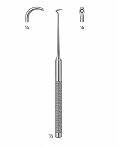 Aiguille à ligature Kronecker, main gauche, à bout arrondi, 155 mm |   Acier inoxydable de qualité supérieure - Product Image 1