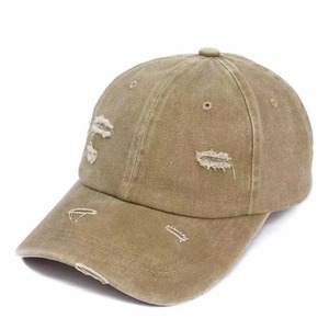 Casquette de baseball souple effet vieilli en coton lavé, couleur unie, respirante et réglable, protection solaire - Product Image 5