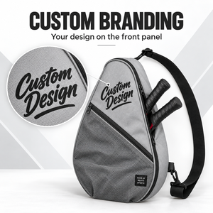Bolsa para Raqueta de Squash con Bolsillo Frontal de Malla, Diseño de Lágrima Personalizado, con Correa Ajustable para Práctica Diaria - Product Image 2