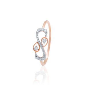 Anillo de Oro Rosa de 14K de Primera Calidad, 0.860g de Peso Neto, Joyería Fina para Mujer, Compra al por Mayor, Talla Regular, Banda de Oro, Joyería Profesional - Product Image 4