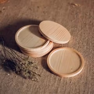 Hospitality Grade Wooden Coasters Set Durable Drink <b>Protectors</b> for Restaurant Hotel Bar Cafe Dining <b>Table</b> Events - Product Image 5