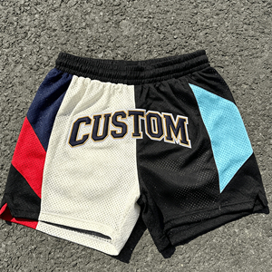 Shorts de sport respirants pour hommes, personnalisables, pour le basketball, la course à pied et la gym, avec poche zippée, séchage rapide - Product Image 6