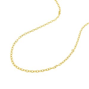 Cavigliera alla Moda in Oro Giallo 14k con Catena da 2,5mm e Maglie Texturizzate - Product Image 4