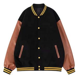 เสื้อแจ็กเก็ตเบสบอลผ้าวูลมหาวิทยาลัยระบายอากาศได้ดีปรับแต่งได้ไซส์ใหญ่พิเศษขายส่ง - Product Image 6