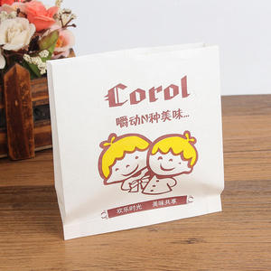 Bolsas de Papel Kraft Autoadhesivas Resistentes a la Grasa, Impresión Personalizada para Envasado de Alimentos como Pizza, Ensaladas, Fideos y Bocadillos - Product Image 5