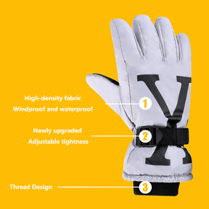 Top Trending Full Finger Anti Slip Adjustable Wrist Straps Winter <b>Warm</b> Insulated Snowboard <b>Gloves</b> Low Price Airproof Ski <b>Gloves</b> - Product Image 6