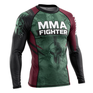 Top Quality Multipurpose Clothes Surfing Swimming MMA Training Wear Rash Guards Breathable Muay Thai <b>Compression</b> Rash Guards - Product Image 3