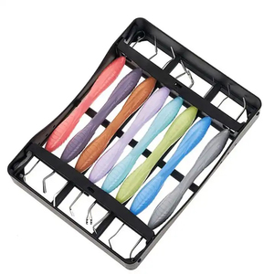 Kit d'instruments dentaires composites en acier inoxydable OEM Bone Bridge Instruments, 7 pièces, avec pointe plaquée pour obturation et détartrage dentaire - Product Image 2