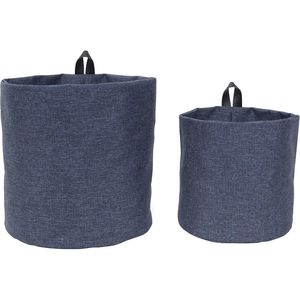 MA61SGR Soft Hanging <b>Storage</b> Basket <b>Collapsible</b> Wall Hanging Organizer for Everyday Necessities - Product Image 2