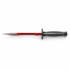 Couteau Bowie d'extérieur avec étui en cuir, qualité supérieure, acier Damas fait main, couteau Rambo Bowie, garde en laiton, manche en bois et corne - Product Image 2