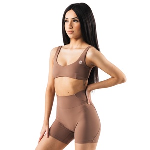 Sujetador deportivo sin costuras Aura Sculpt para mujer, ajuste contorneado, soporte elástico para yoga, gimnasio, entrenamiento, top de fitness moldeador suave - Product Image 2