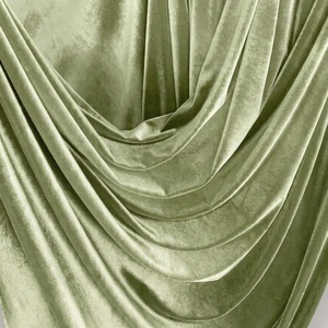 Indian Supplier Pista Velvet 9000 Dress Fabric Luxury Soft Finish for Gowns Blazers Suits and Costumes Available for Sale - Product Image 2