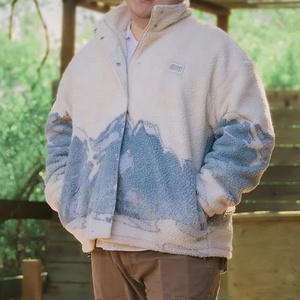 Sudadera con Capucha Personalizada de Mujer, Estilo Vintage, Otoñal, con Estampado Geométrico, Forro Polar Sherpa, Estilo Western, Personalizable, 2 Piezas - Product Image 1