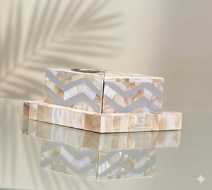 Ensemble de plateaux à graines en bois fait main nacre incrustation Bakhoor brûleur Madkhan plateau de service pour Oman Qatar EAU lavande bois de santal cadeaux - Product Image 1