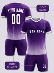 Conjunto de Camiseta de Rugby Personalizada con Cuello en V, Unisex, Manga Corta, Secado Rápido, Impresión por Transferencia de Calor, Poliéster, con Número de Equipo - Product Image 5