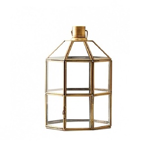Nouvelle Arrivée : Lanterne à Bougie Dorée pour Extérieur, Cour, Moderne, Élégante, Vintage, Taille et Forme Personnalisables - Product Image 4