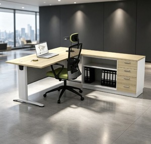 Escritorio Ejecutivo Moderno y Duradero con Superficie de Madera, Muebles de Oficina DIY, Espacio de Trabajo de 6 Pies, Uso Comercial, AY Office - Product Image 2