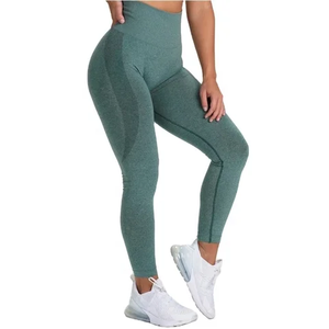 Leggings de yoga et de fitness pour la gym, personnalisables avec logo, respirants, à taille élastique optimale - Product Image 2