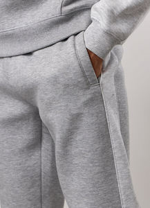 Conjunto de Pantalones Deportivos Rectos para Hombre, Color Gris Vintage, Lavado Ácido, Cierre con Cordón, Transpirables, de Lino/Algodón, para Otoño - Product Image 6