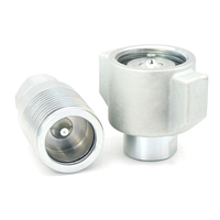 Raccord rapide hydraulique haute pression 1 pouce NPT pour camions à benne basculante nouvel état écrou à ailettes Type raccords à vis 1 an