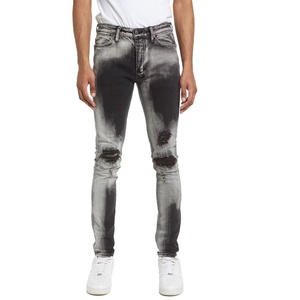 Premium 100% Cotton Eco Friendly Denim <b>Jeans</b> for Men with Custom Design and Label Zipper Fly Streetwear Apparel - Product Image 1