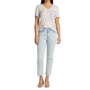 T-shirt tie-dye pour femme, vêtement d'extérieur décontracté et respirant, dernière mode, très demandé, de bonne qualité et à prix raisonnable. - Product Image 2