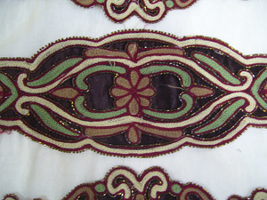 Net Cashmere Embroidery <b>Table</b> <b>Cover</b> 4 PCS Set 100x100cm Durable Elegant Handmade Luxury <b>Table</b> <b>Cover</b> for <b>Dining</b> Weddings Decor - Product Image 2