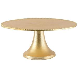 Plateau de service rond de luxe pour fruits et desserts avec base sur pied, laqué, qualité alimentaire, support à gâteau de luxe pour décoration de mariage et de fête - Product Image 5