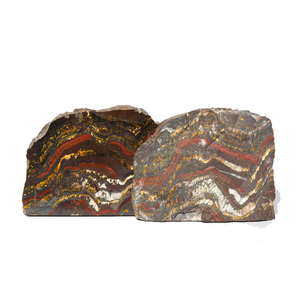 Matériaux de pierres précieuses de haute qualité, serre-livres en œil de tigre, pierre naturelle brute, minéraux, cristal pour la décoration, vente en gros - Product Image 1