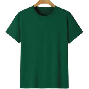 Wholesale Men's Cotton <b>Polyester</b> Blend T Shirt Custom Silk Screen Digital Print Plain Plus Size OEM Manufacturer - Product Image 3