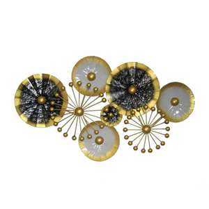 Décoration murale en métal de style moderne et luxueux, grande décoration d'intérieur, forme personnalisable, décoration murale minimaliste, cadeau pour la fête des mères - Product Image 1