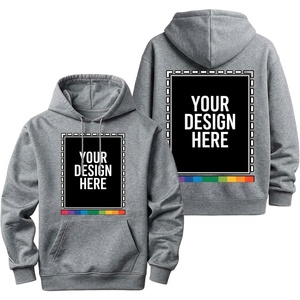 Custom Men's Pullover Hooded Sweatshirt Autumn Personalized Graphic Print Cotton Blend Casual Urban Fashion - Product Image 1