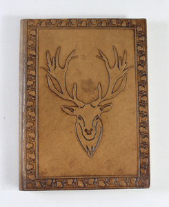 Diario de Papel de Algodón Reciclado Hecho a Mano de Primera Calidad, Diseño de Cubierta de Cuero Vintage, Nuevos Diarios en Relieve al por Mayor - Product Image 1