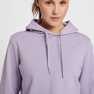 Sudadera con Capucha Corta Personalizada, Color Lavanda Lila, Unisex, de Algodón y Felpa, Estilo Casual Urbano, de Secado Rápido, Vintage - Product Image 3