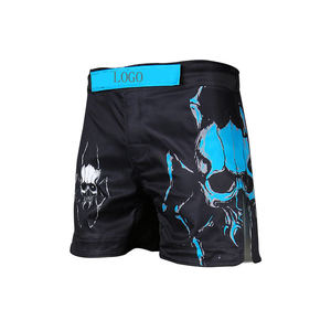 Pantalones Cortos de MMA para Hombre, para Jiu Jitsu, Entrenamiento, Fitness, Deportes de Combate, con Estampado Digital, Pantalones Cortos de Muay Thai de Spandex/Poliéster de 170g, con Logotipo Personalizado - Product Image 3
