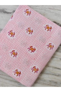 Floral <b>Print</b> <b>Block</b> Printed Cotton Fabric Eco Friendly Reusable Floral Custom <b>Print</b> Hand <b>Block</b> <b>print</b> Fabric Bulk Order Supplier - Product Image 2