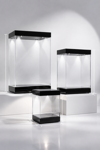 Custom Acrylic Jewelry Display <b>Box</b> LED Lights for Eco-friendly Customizable Shape Thickness for Elegant <b>Clear</b> <b>Gifts</b> - Product Image 2