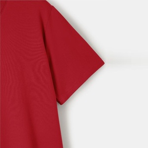 Camiseta Elástica de Alta Calidad para Hombre, Talla Grande, 100% Algodón, Diseño Liso, Ropa Deportiva para Fitness, Impresión por Sublimación Personalizada - Product Image 4