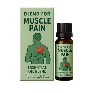 Huile Essentielle Végétale Mélangée OEM Apaisante et Rafraîchissante pour Soulager les Douleurs Musculaires, au Menthol, Camomille, Clou de Girofle, Arbre à Thé et Gaulthérie – Vente en Gros - Product Image 4
