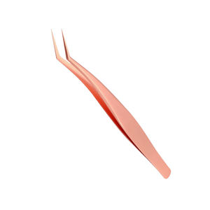 Pinzas de Precisión para Pestañas de Acero Inoxidable, Punta Suave, Herramienta de Belleza Profesional, 10 mm, HK-O-3219 - Product Image 1