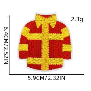 Animal Logo Embroidery Patch Personalized Hook Loop Velcro Badge 3D Puff Heat Press <b>Iron</b> <b>On</b> Fabric Patch for Clothing Hat - Product Image 3