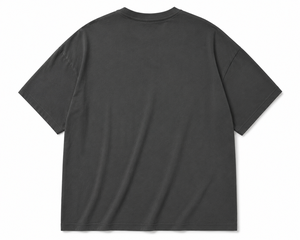Camiseta Casual para Hombre, 100% Algodón, Cuello Redondo, Manga Corta, Corte Regular, Color Sólido, Tejido de Punto Jersey, Tinte Liso - Product Image 2