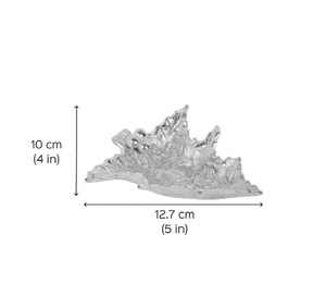 Leaf Shape Aluminium Snack Bowl <b>Set</b> – Decorative Metal <b>Serving</b> <b>Dishes</b> for Dry Fruits, Snacks & Table Decor - Product Image 3