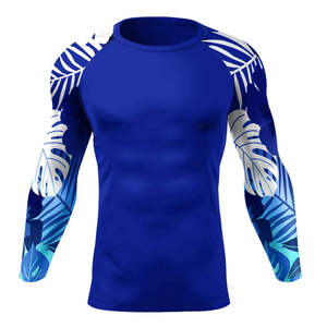 Camiseta de Compresión de Manga Larga para Hombre, Personalizada, Deportiva, de Secado Rápido, para Gimnasio, Running, Entrenamiento, Fitness, Ropa Deportiva, Fábrica OEM - Product Image 1