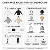 Sweat à capuche zippé personnalisé avec strass blancs pour homme, coupe oversize, effet délavé, style streetwear, veste d'automne, 100% coton, fabrication artisanale