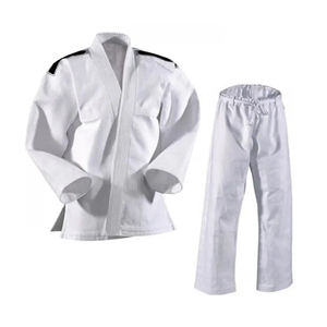 Uniforme de Judo Azul para Adultos Unisex, 100% Algodón, Ropa de Artes Marciales Resistente, Corte Regular - Product Image 3