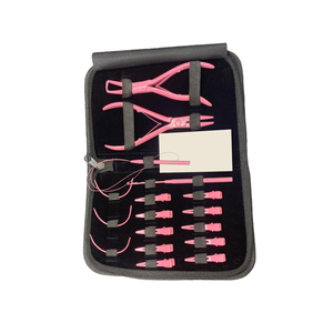 Kit Profesional de Herramientas para Extensiones de Cabello de Acero Inoxidable, Duradero y Reutilizable, Juego de Herramientas con Microperlas, Alicates para Abrir y Cerrar, Herramienta para Tirar de la Cinta - Product Image 5