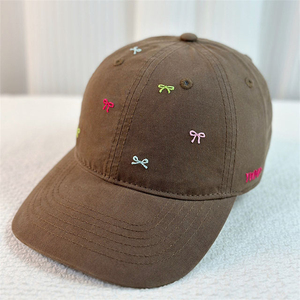 Custom Fashion Embroidery Logo Cotton/Polyester Casual Plaid Baseball <b>Cap</b> for Men <b>Women</b> Accepts Custom Logo Outdoor Mesh Fabric - Product Image 3