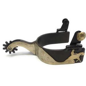 Éperons d'équitation de haute qualité pour bottes de cowboy, en acier inoxydable, personnalisation acceptée, éperons de cheval couleur unie - Product Image 6